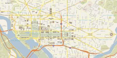 Vašingtono gatvių žemėlapis