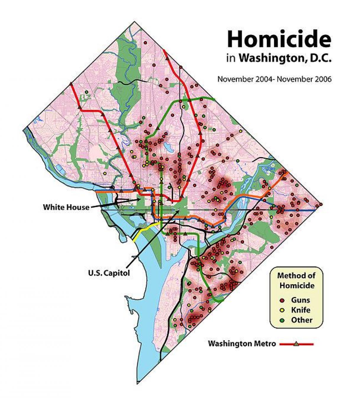 vašingtone blogas apylinkių žemėlapis