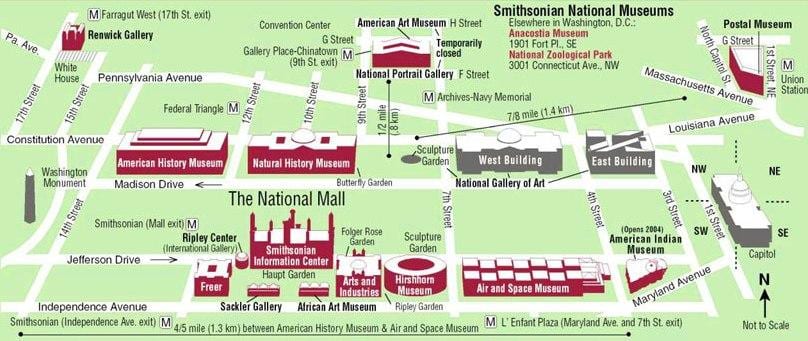 dc muziejus map