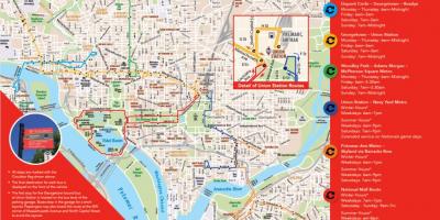 Vašingtono dc cirkuliacinis siurblys žemėlapyje