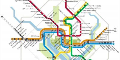 Dc metro žemėlapis 2015 m.