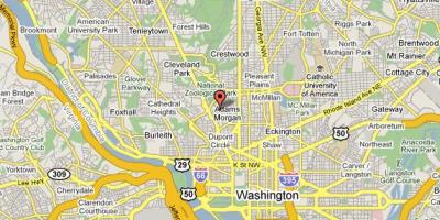 Žemėlapis kalorama vašingtone