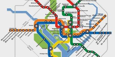 Dc metro žemėlapis planuotojas