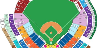 Vašingtonas piliečių ballpark žemėlapyje
