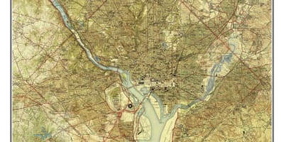 Dc topografinis žemėlapis