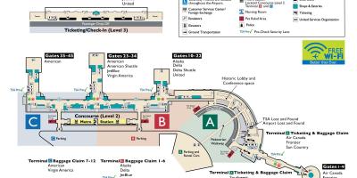 Dc oro uosto žemėlapis