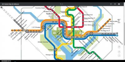 Dc metro kelionės žemėlapis