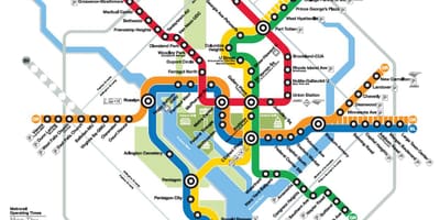 Žemėlapis wmata žemėlapis dc